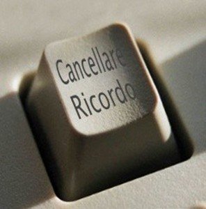 cancellare un ricordo