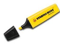 evidenziatore giallo